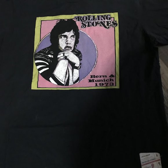 Riff Stars The Rolling Stones Bern & Munich 1973 L Large - Picture 2 of 4